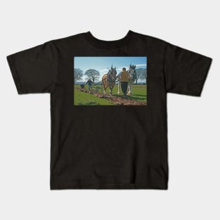 Ploughing match Kids T-Shirt